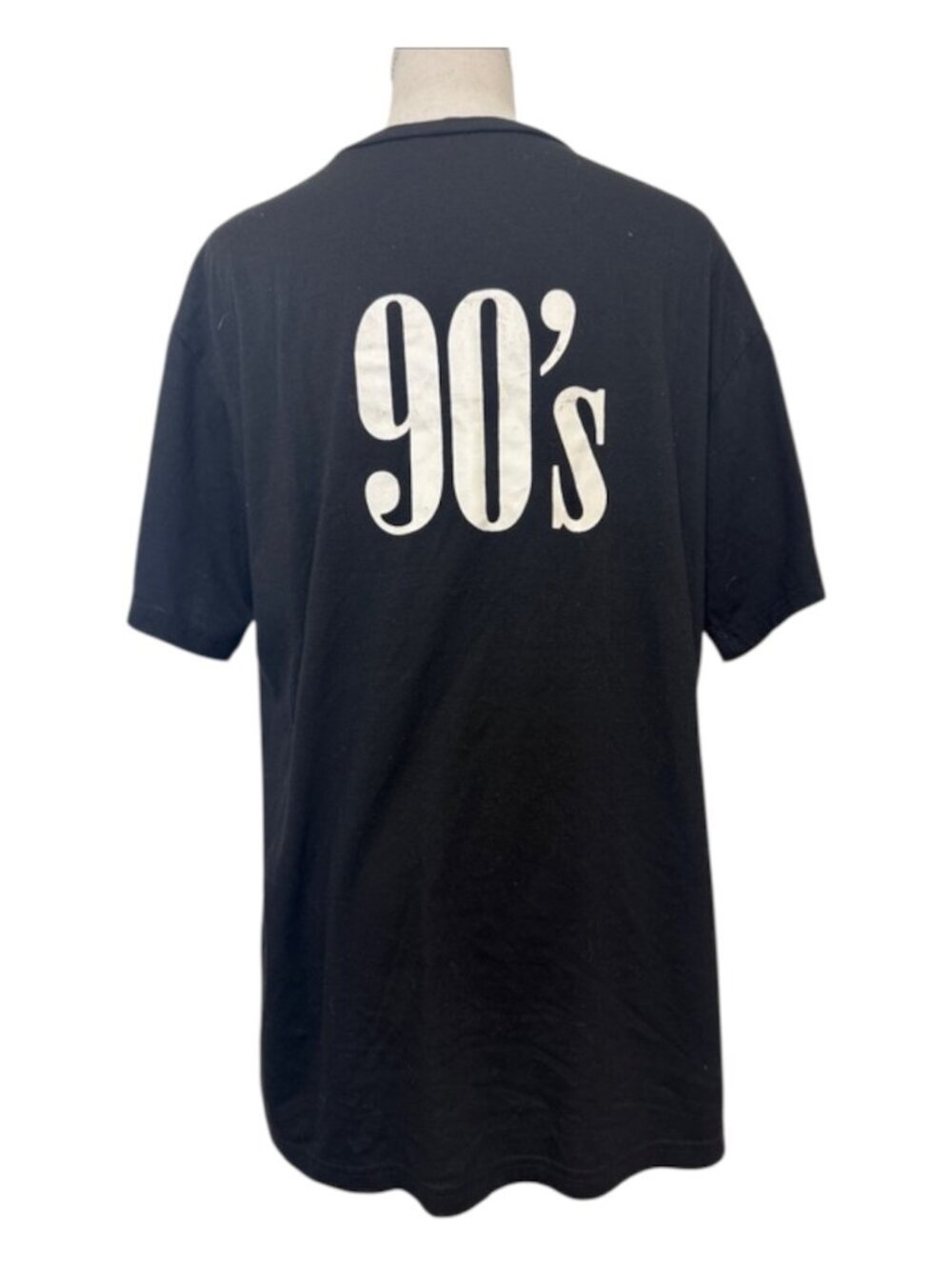 Shein '90's Graphic Tee - Classic Men's Shirt Size 4 (Small) Black Short Sleeve